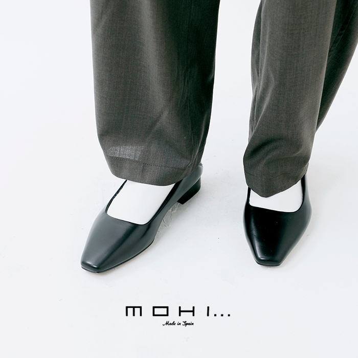 MOHI(モヒ)スクエアトゥローヒールパンプスgu3-1866-28-pu