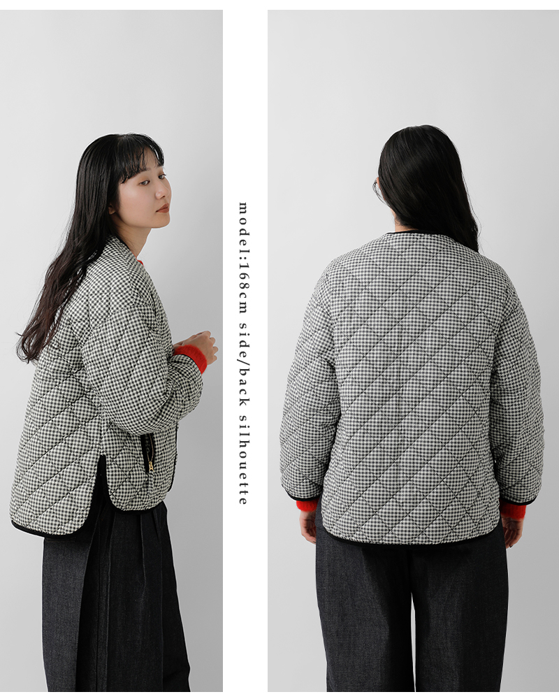 Gymphlex(ジムフレックス)キルトダウンカラーレスジャケットgy-a0431ing