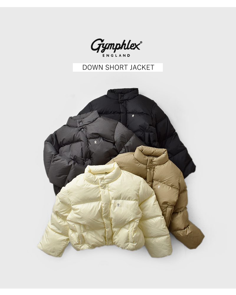 Gymphlex(ジムフレックス)ダウンショートジャケットgy-a0555tfe