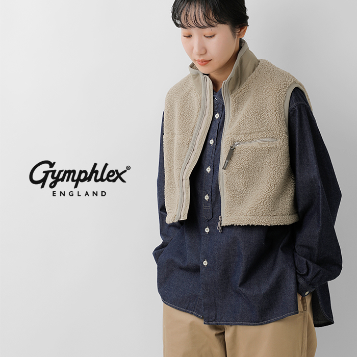 Gymphlex(ジムフレックス)コージーライトボアショートベストgy-a0568bol