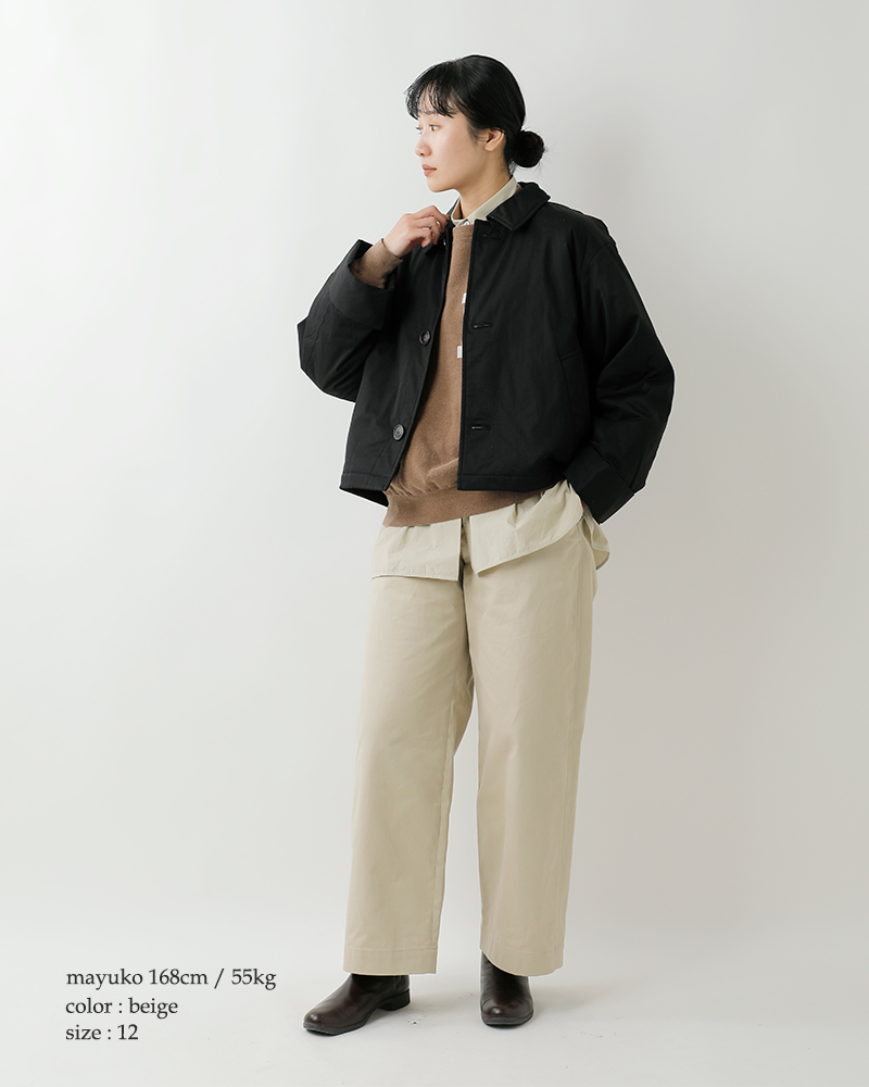 Gymphlex(ジムフレックス)コットンストレッチツイルショートコートgy-a0722kcw