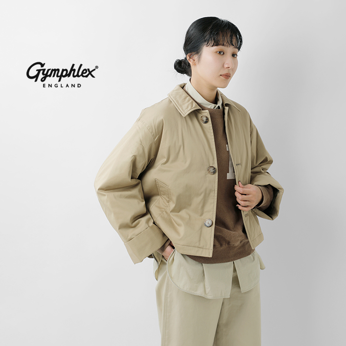 Gymphlex(ジムフレックス)コットンストレッチツイルショートコートgy-a0722kcw