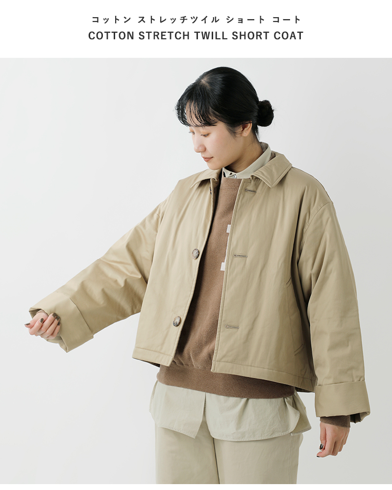 Gymphlex(ジムフレックス)コットンストレッチツイルショートコートgy-a0722kcw