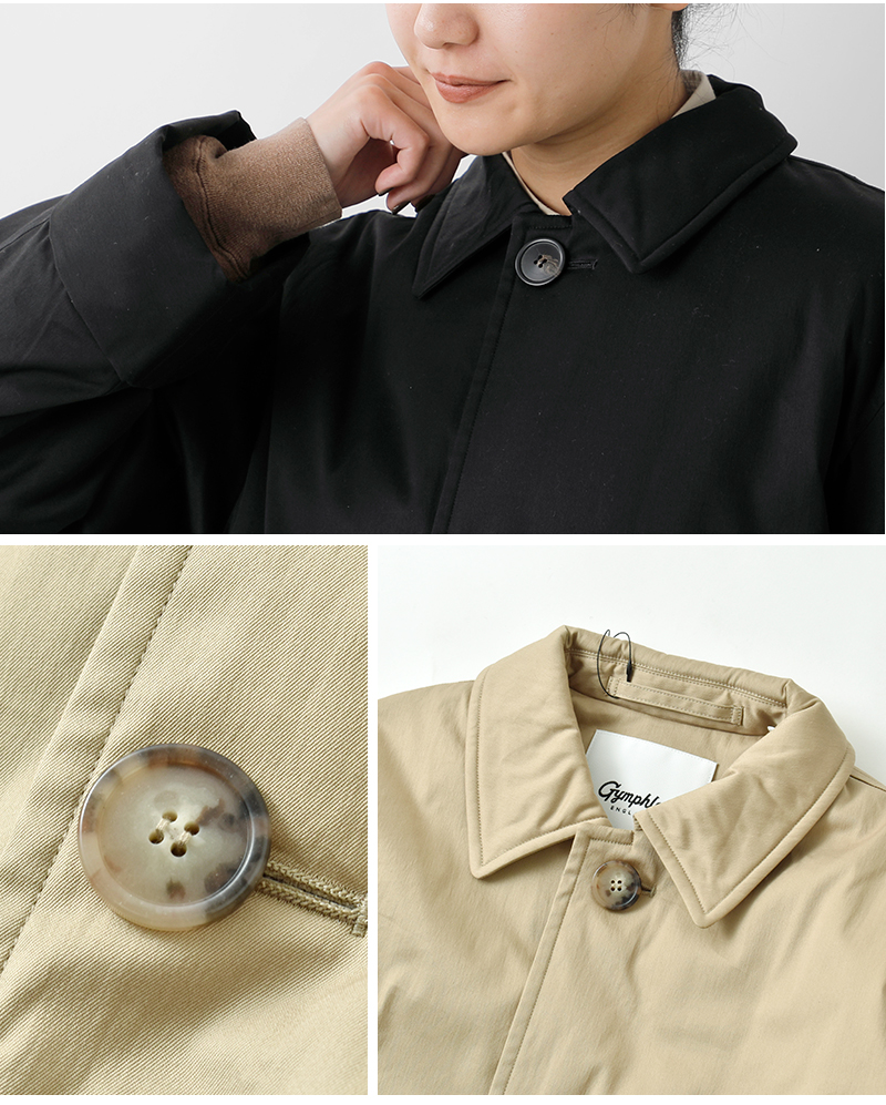 Gymphlex(ジムフレックス)コットンストレッチツイルショートコートgy-a0722kcw