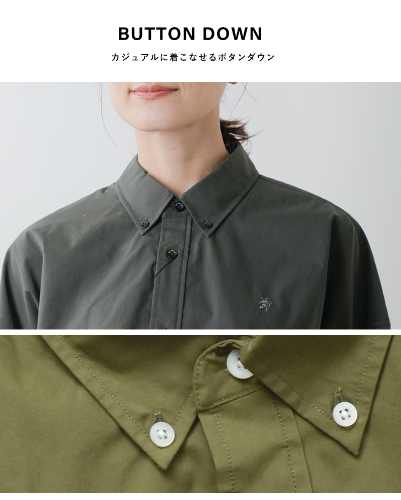 Gymphlexコットンタイプライター レギュラーカラー 長袖 シャツ ”SHORT B.D. SHIRT L/S” gy-b0310tto