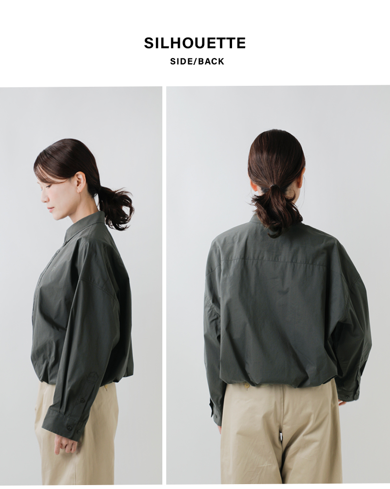 Gymphlexコットンタイプライター レギュラーカラー 長袖 シャツ ”SHORT B.D. SHIRT L/S” gy-b0310tto