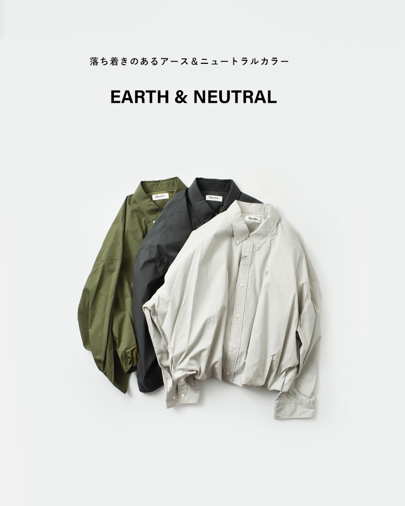 Gymphlexコットンタイプライター レギュラーカラー 長袖 シャツ ”SHORT B.D. SHIRT L/S” gy-b0310tto