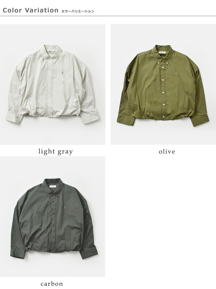 Gymphlexコットンタイプライター レギュラーカラー 長袖 シャツ ”SHORT B.D. SHIRT L/S” gy-b0310tto