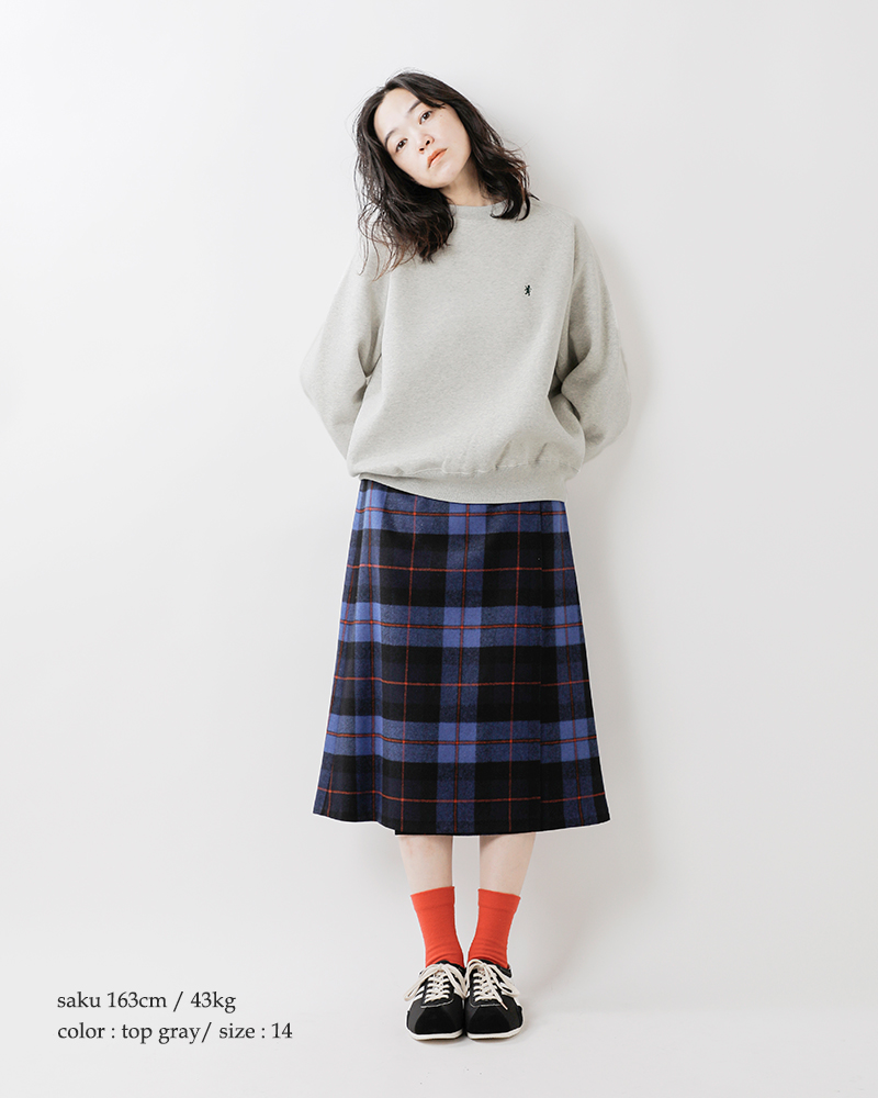 GymphlexAIR LIGHT FLEECY スウィングスリーブ クルーネック プルオーバー gy-c0291tcf-25aw