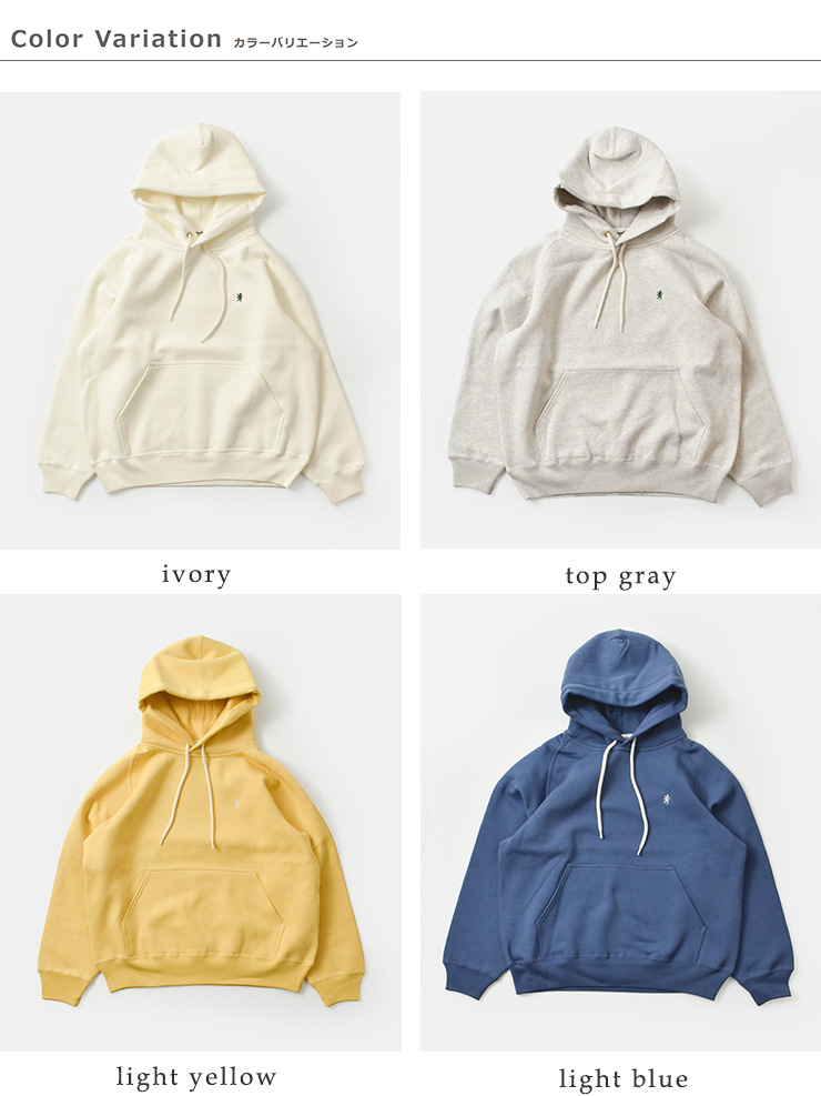 GymphlexAIR LIGHT FLEECY スウィングスリーブ フーデッド プルオーバー gy-c0293tcf