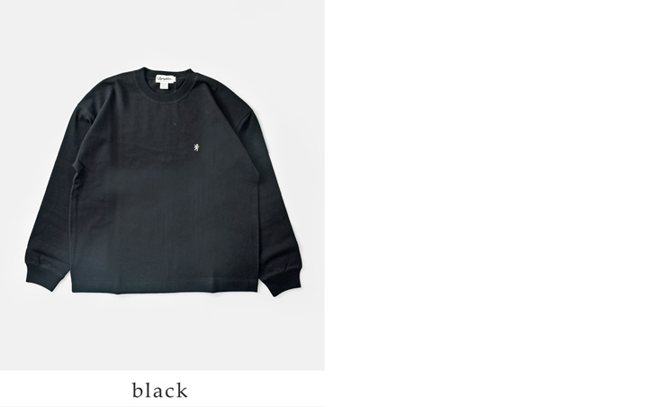 Gymphlex(ジムフレックス)ヘビーウェイトコットンクルーネック長袖Tシャツgy-c0389hwj