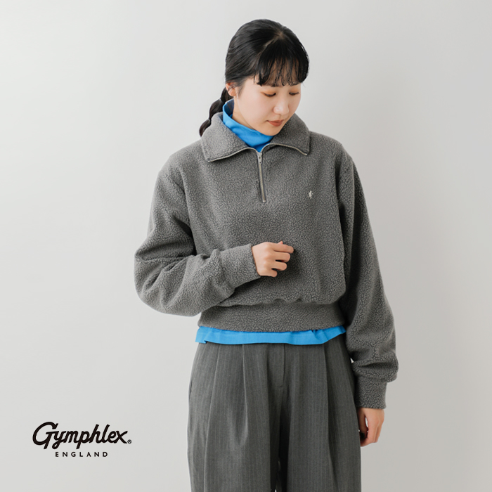 Gymphlex(ジムフレックス)フリースハーフジッププルオーバーgy-c0475ffc