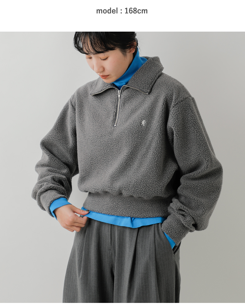 Gymphlex(ジムフレックス)フリースハーフジッププルオーバーgy-c0475ffc