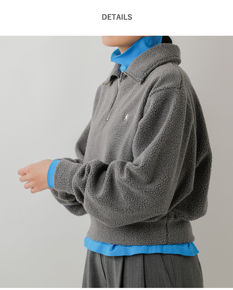 Gymphlex(ジムフレックス)フリースハーフジッププルオーバーgy-c0475ffc