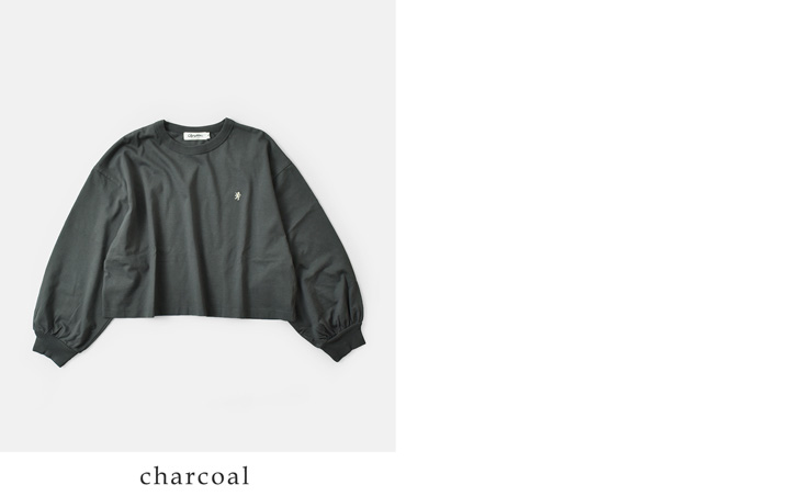 Gymphlex(ジムフレックス)コットン天竺パフスリーブクルーネックプルオーバーgy-c0481cpj