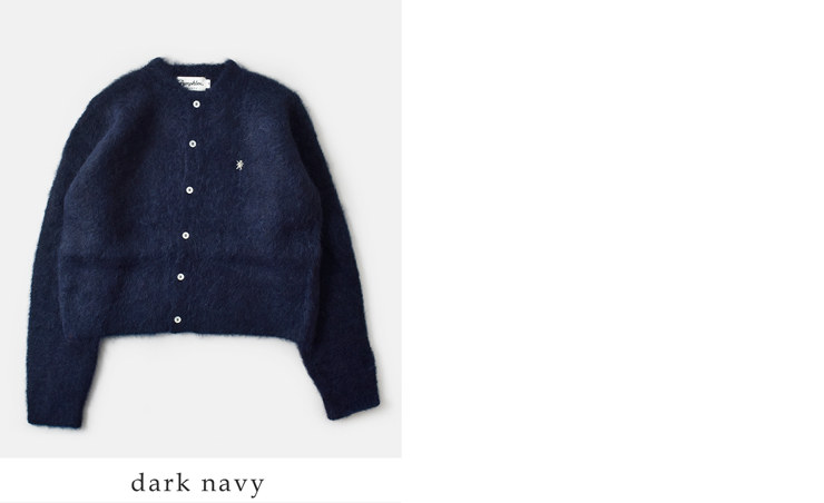 Gymphlex(ジムフレックス)アルパカシャギーニットクルーネックカーディガンgy-d0098sgk