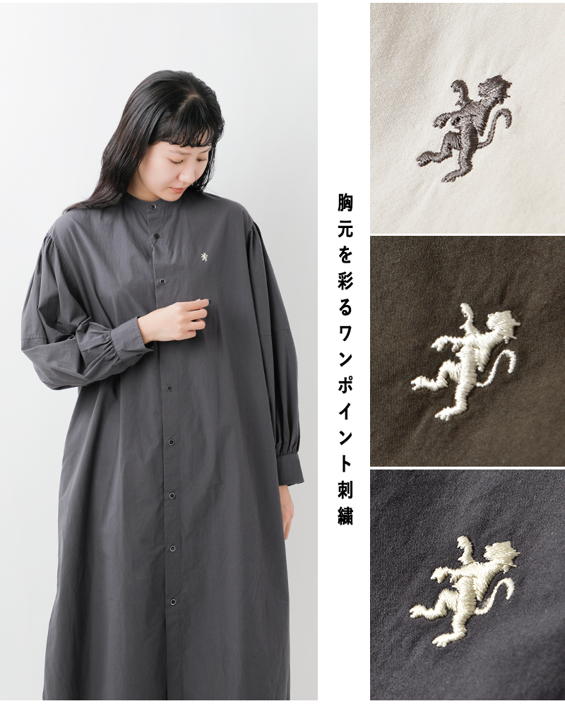 Gymphlex ジムフレックス コットンタイプライター バンドカラー