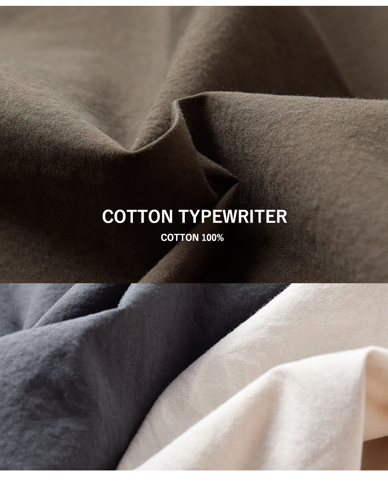 Gymphlex(ジムフレックス)コットンタイプライターバンドカラー長袖ワンピースgy-g0107otd