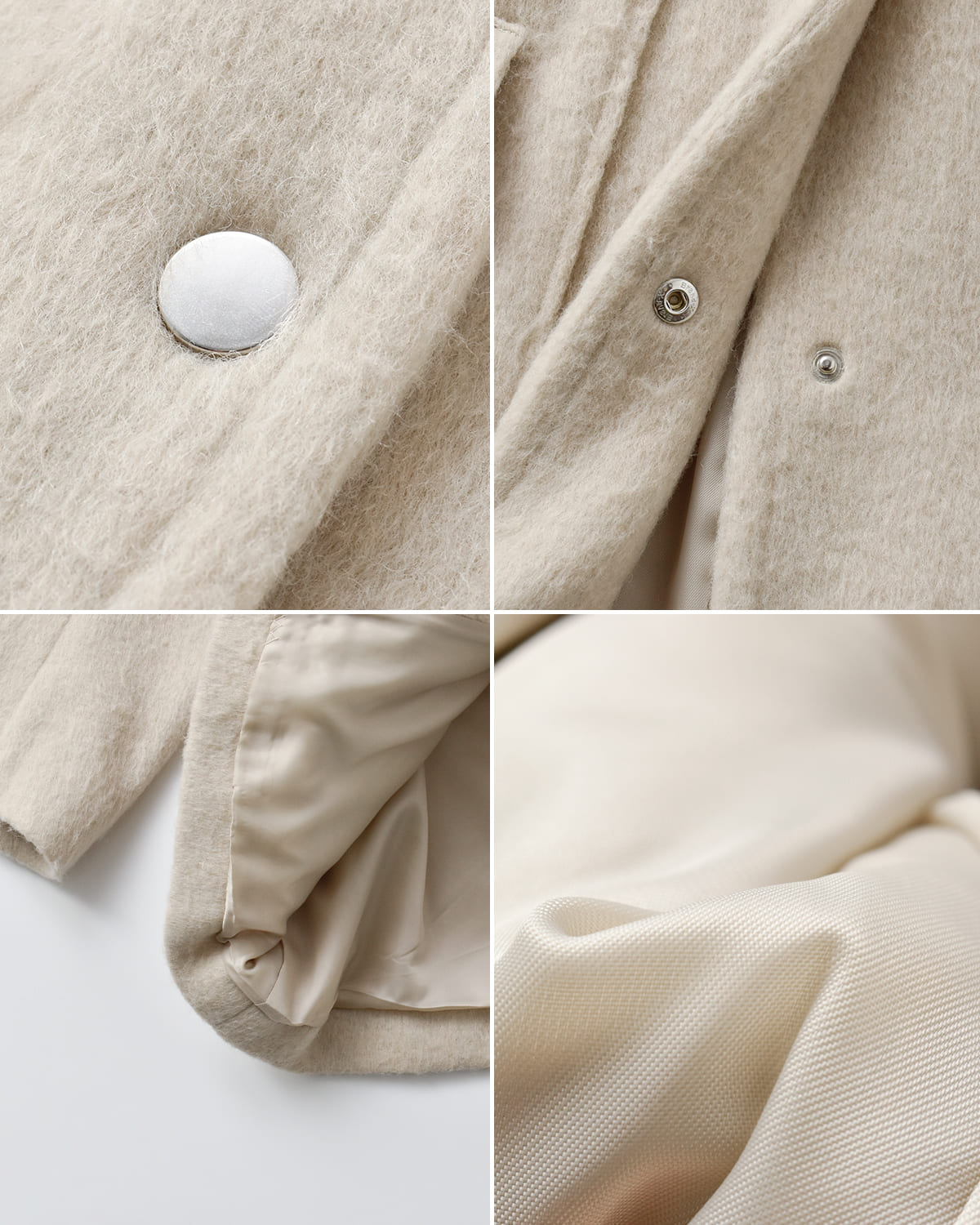 Hella(ヘラ)スタンドカラーツイードロングコート “TWEED LONG COAT” h253-02