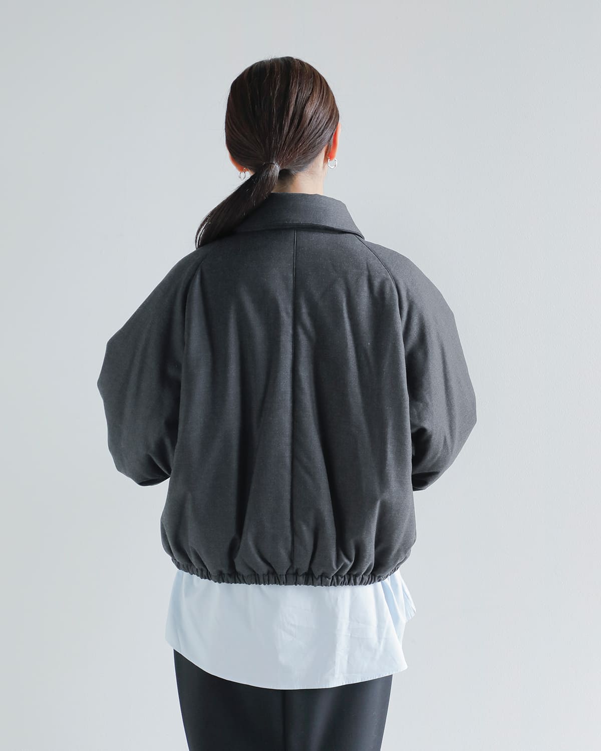 Hella(ヘラ)ウール混ガンフラップブルゾン “GUN FLAP BLOUSON” h253-04