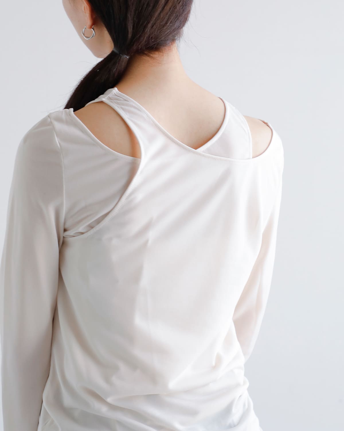 Hella ヘラ レイヤード シアー トップス “LAYERED SHEER TOPS