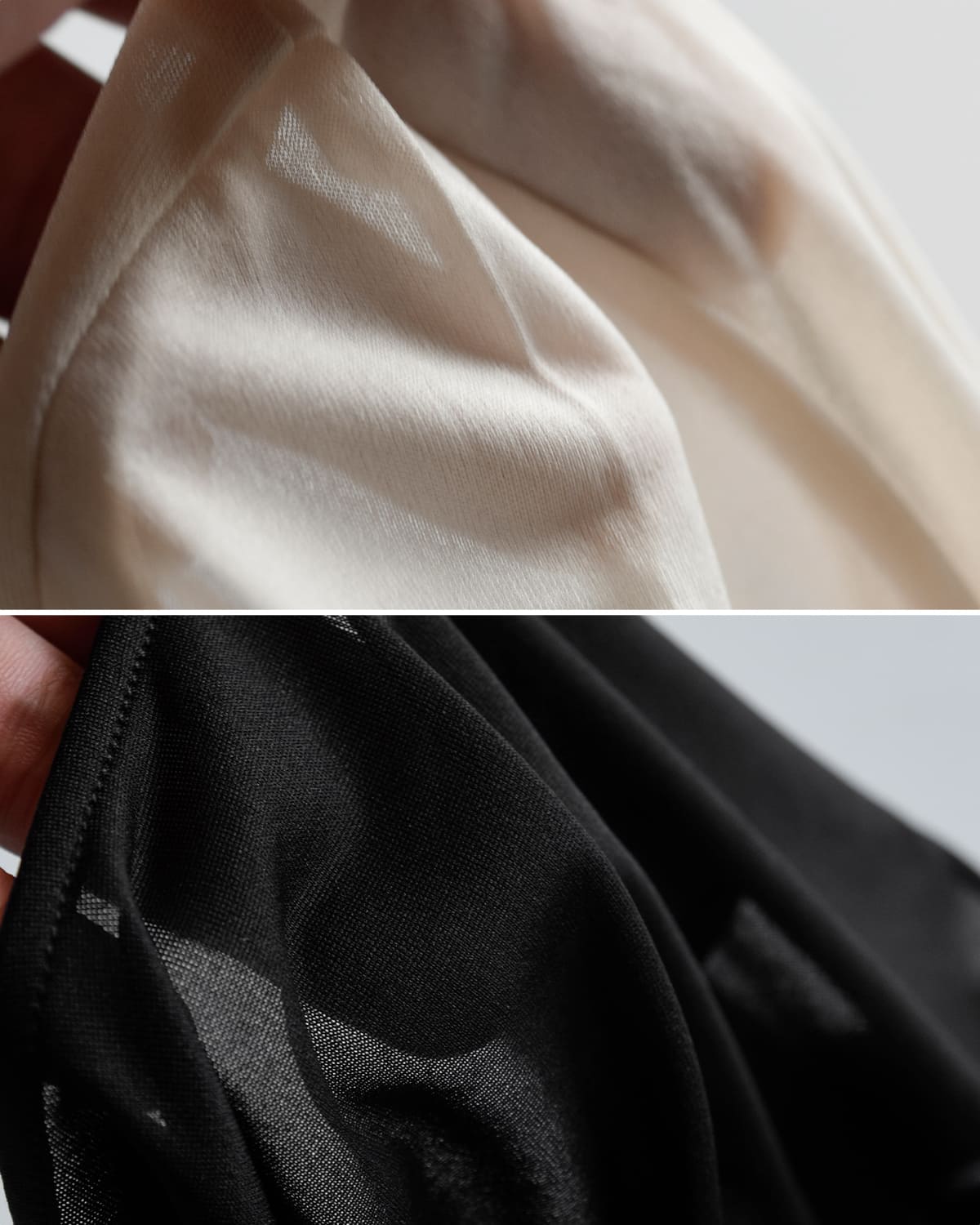 Hella ヘラ レイヤード シアー トップス “LAYERED SHEER TOPS