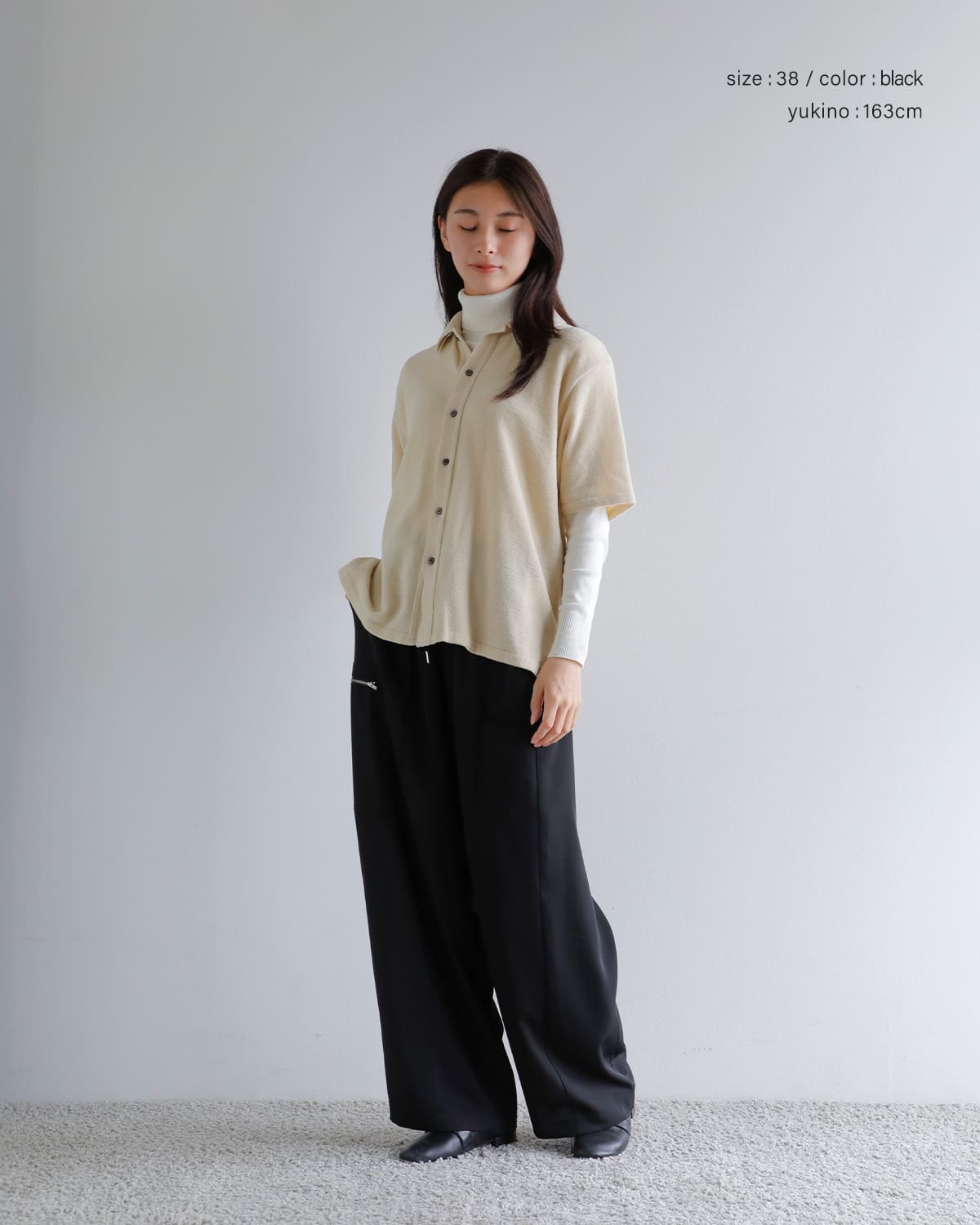 Hella(ヘラ)ドローストリンググロスパンツ “DRAWSTRING GLOSS PANTS” h253-32