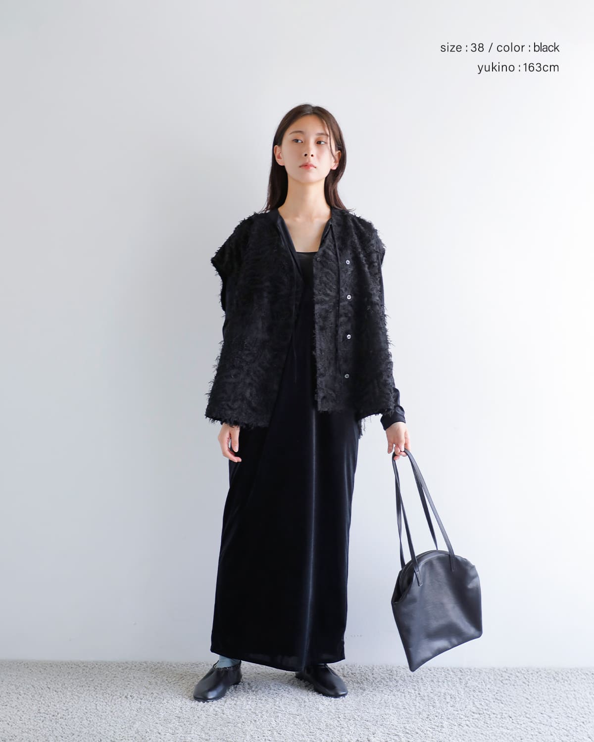 Hella(ヘラ)シアーベロアロングドレス “SHEER VELOUR DRESS” h253-42