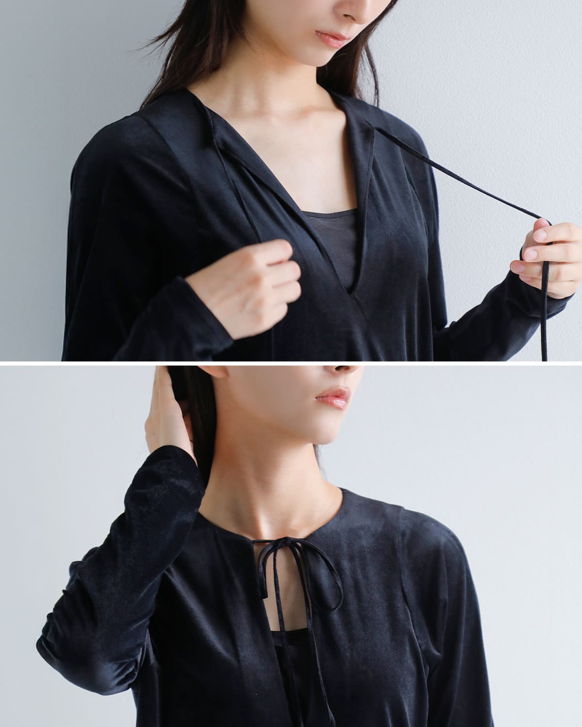 Hella ヘラ シアー ベロア ロング ドレス “SHEER VELOUR DRESS