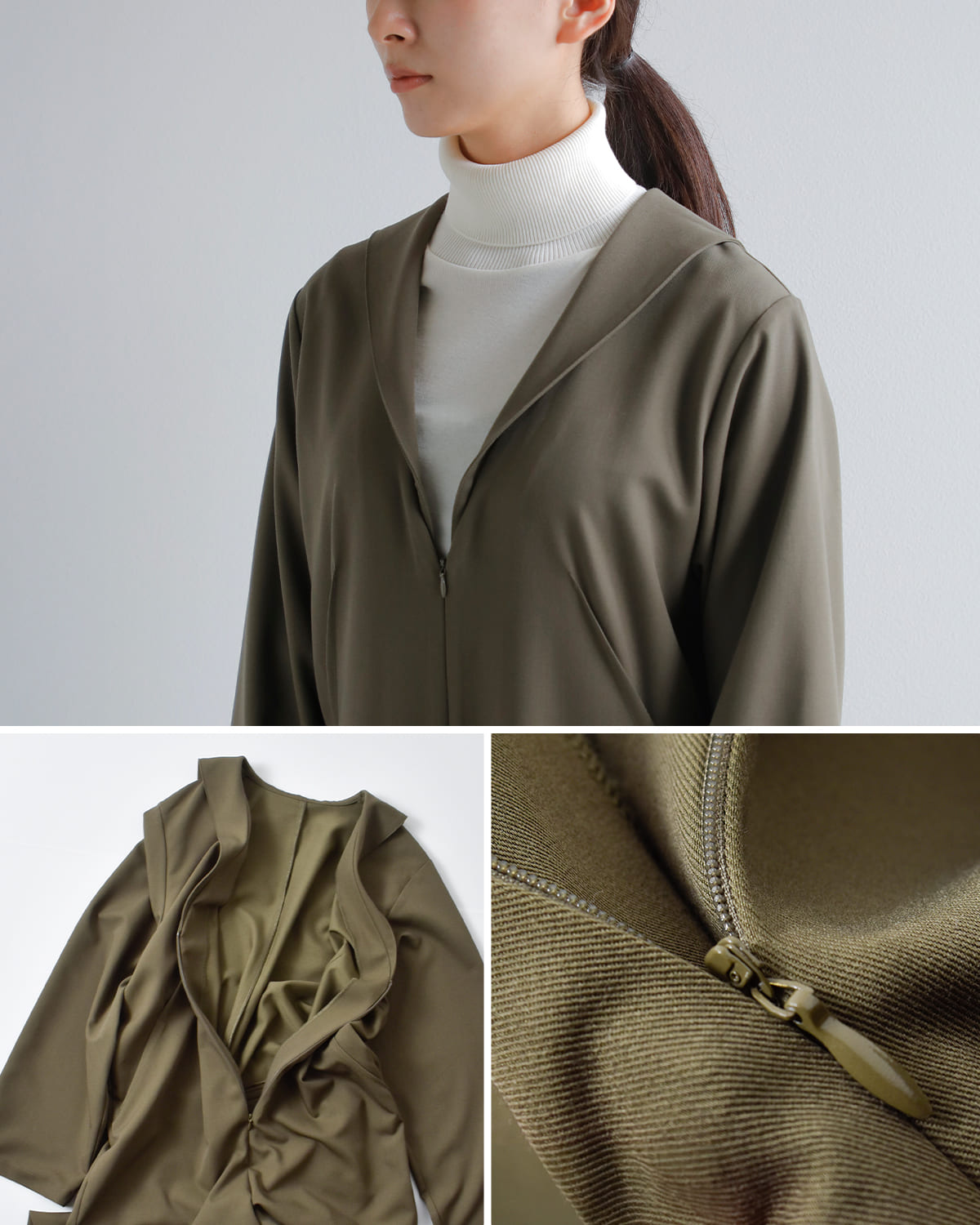 Hella(ヘラ)セーラーカラーVネックコンビネゾン “SAILOR COLLAR COMBINAISON” h253-43