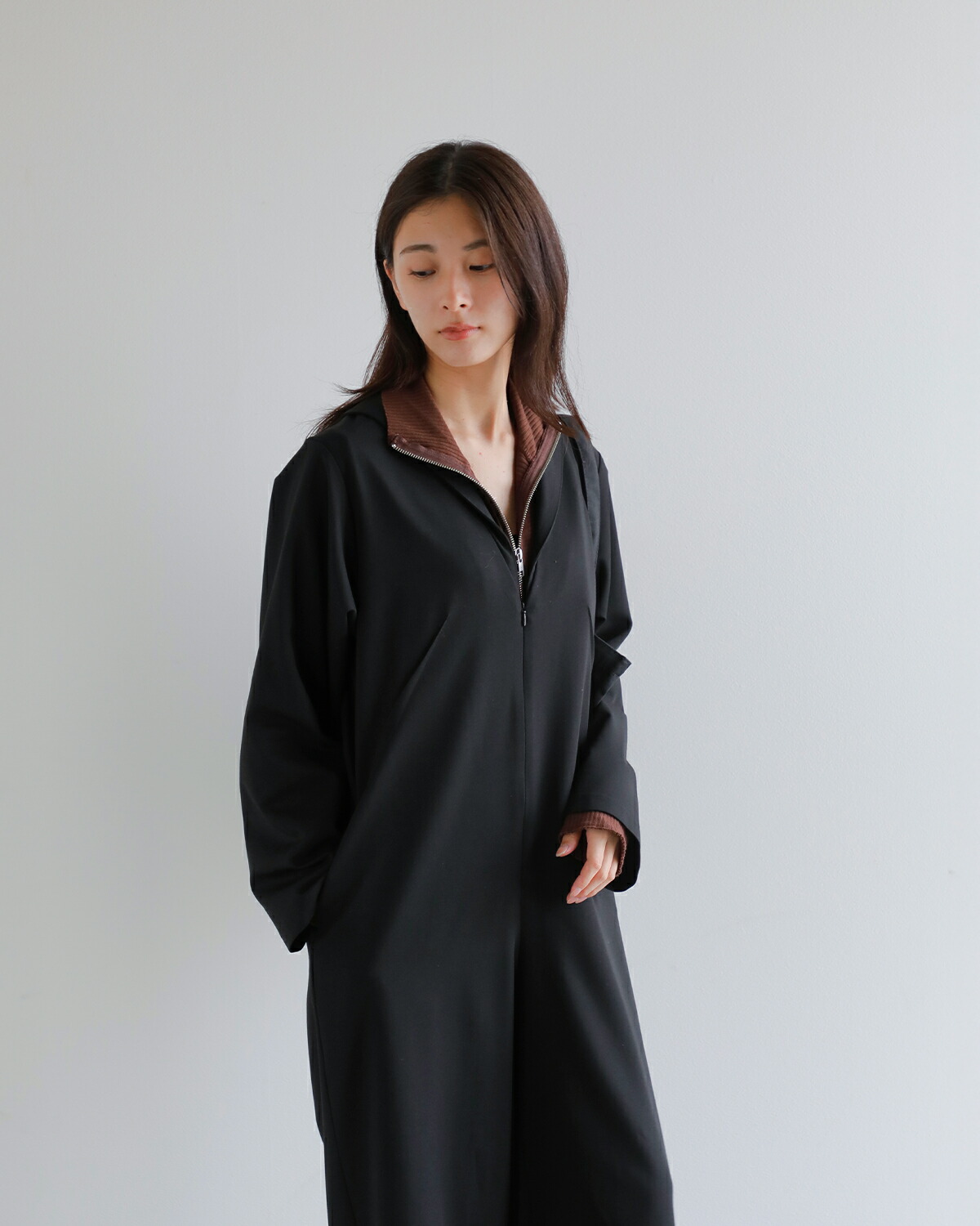 Hella(ヘラ)セーラーカラーVネックコンビネゾン “SAILOR COLLAR COMBINAISON” h253-43