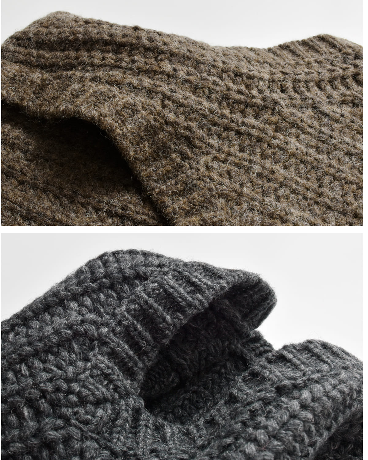 Hella(ヘラ)ローゲージ編みショートベスト “LOW GAUGE SHORT VEST” h253-94