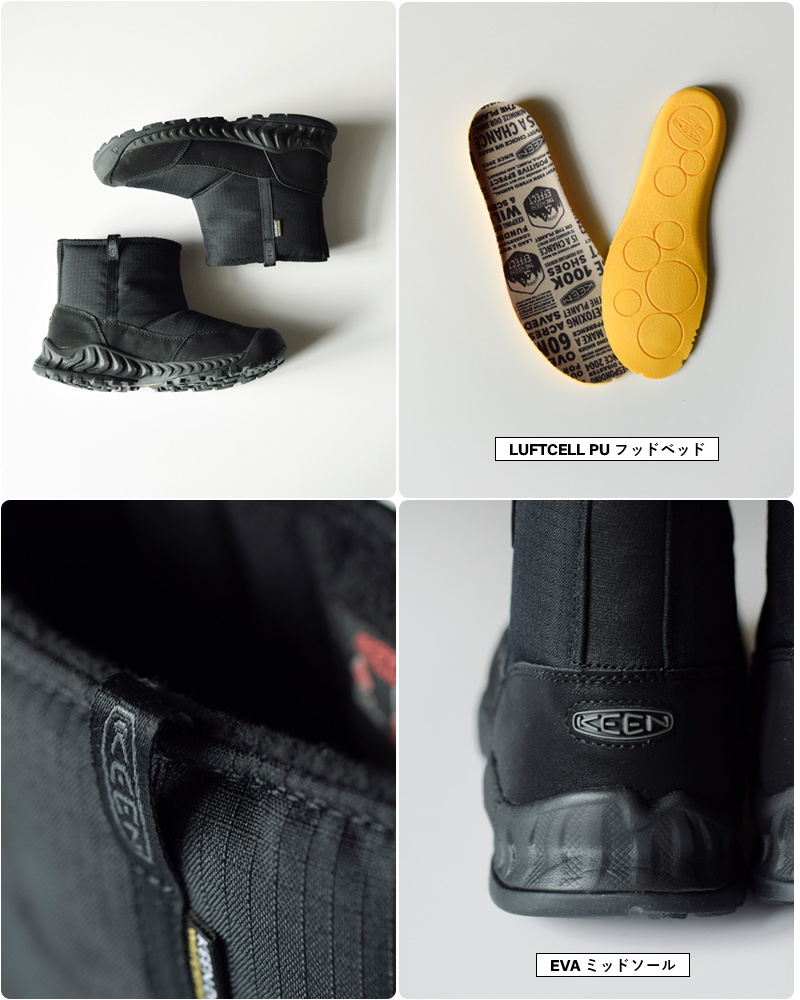KEEN軽量 防水 防滑 フッドネクシスプルオン ウォータープルーフ ブーツ “HOOD NXIS PULL ON WP” hoodnxis-p-o-w