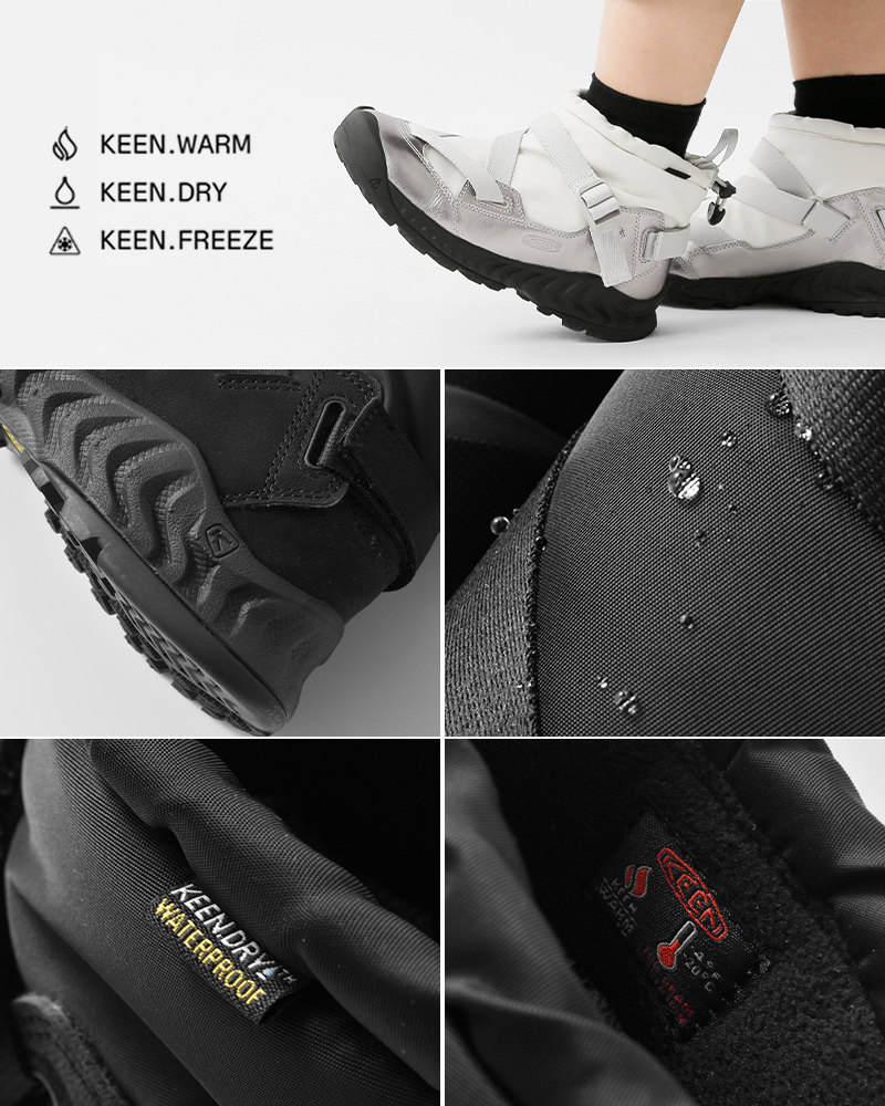 KEEN(キーン)軽量防水防滑フッドゼラ2ウォータープルーフブーツ“HOODZERRAIIWP”hoodzerra-2-wp