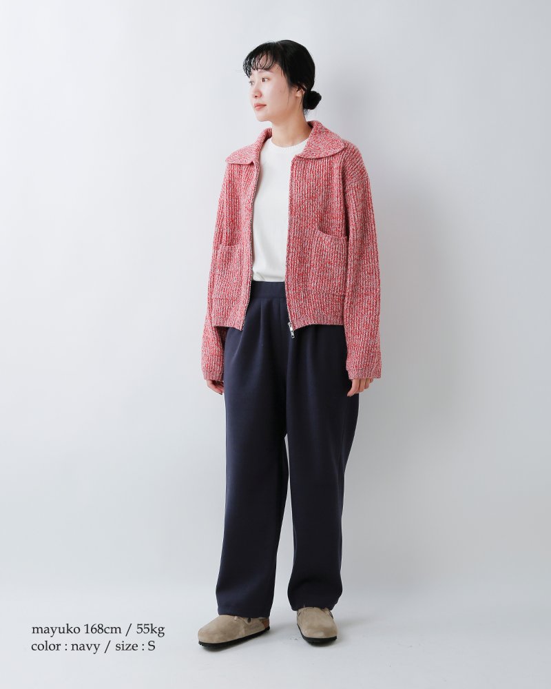 sogliaウーリッシュメルトンワイドイージーパンツ“WOOLISHMeltonWideEasyPants”woolish-m-w-easypt