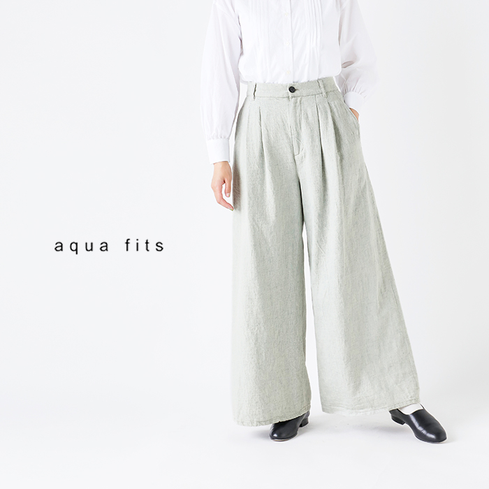 【本日限定値下未使用Aquascutum 1タックコットンパンツ85アイボリー系 本日限定値下未使用Aquascutum 1タックコットンパンツ85