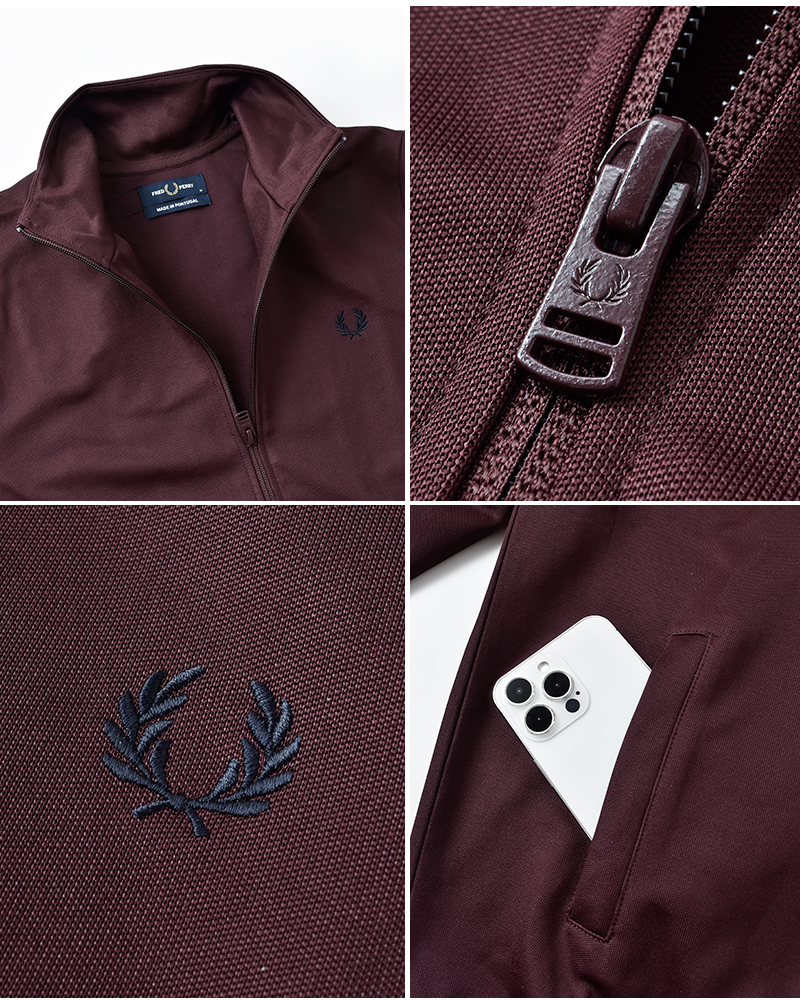 FRED PERRY(フレッド ペリー)トリコットトラックジャケット“TRACKJACKET”j6000