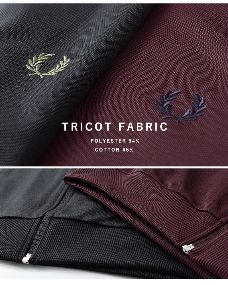 FRED PERRY(フレッド ペリー)トリコットトラックジャケット“TRACKJACKET”j6000