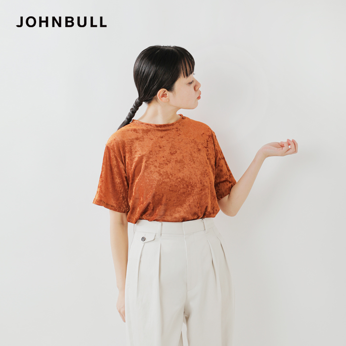 Johnbull(ジョンブル)ベロアチュールハーフスリーブTシャツjl253c01