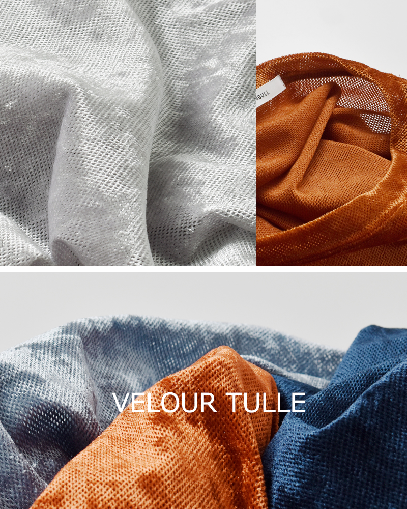 Johnbull(ジョンブル)ベロアチュールハーフスリーブTシャツjl253c01