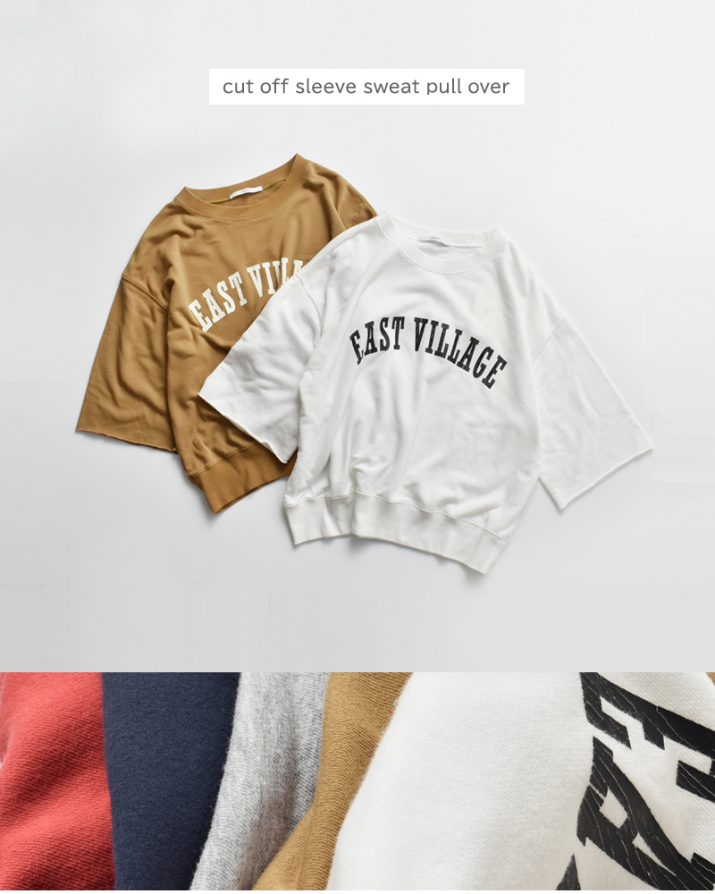 Johnbull(ジョンブル)コットンカットオフスリーブスウェットプルオーバーjl253c05