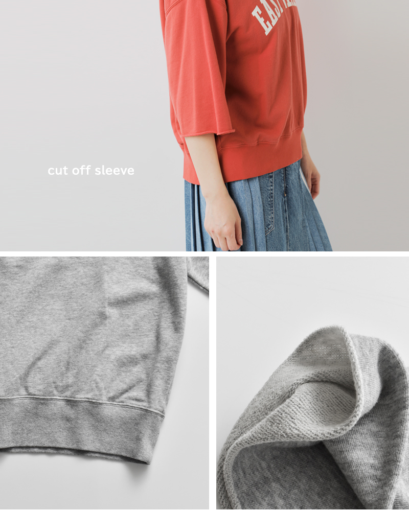 Johnbull(ジョンブル)コットンカットオフスリーブスウェットプルオーバーjl253c05