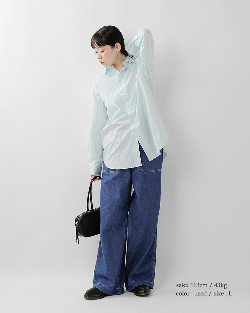 Johnbull(ジョンブル)ライトデニムイージーデッキパンツjl253p01