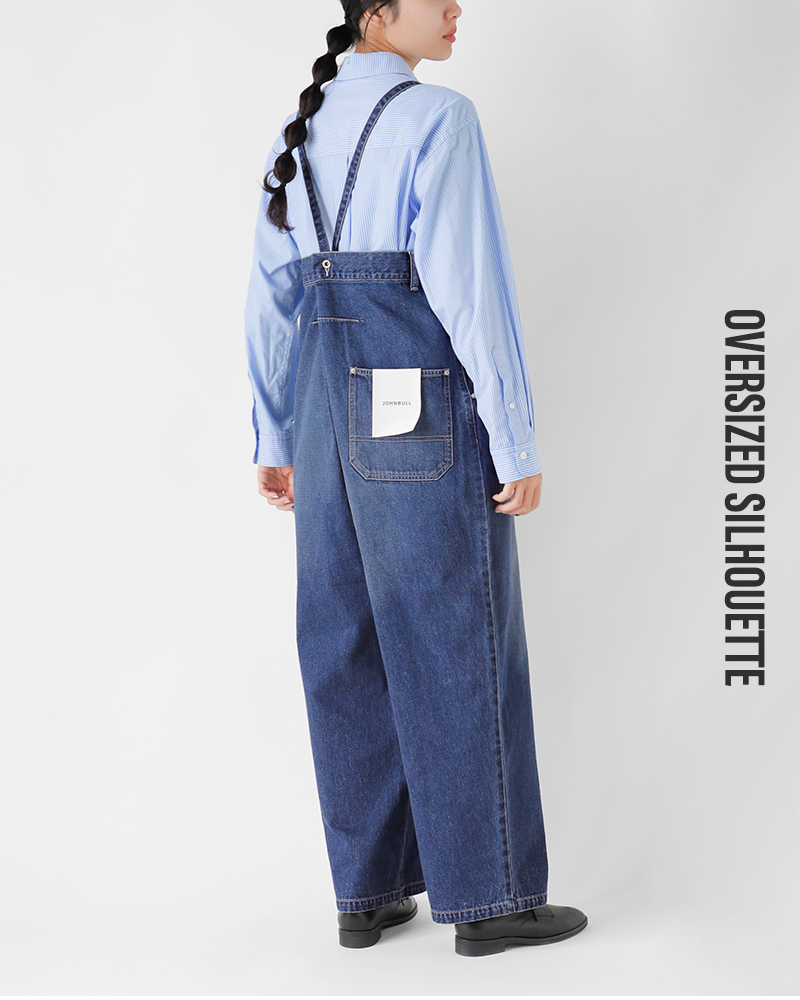 ジョンブルデニムオーバーサスペンダーパンツ Johnbull ジョンブル デニム エンジニア オーバー サスペンダー