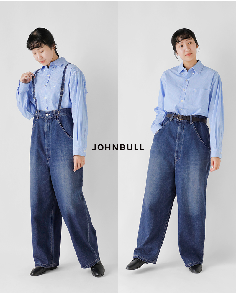 ジョンブルデニムオーバーサスペンダーパンツ JOHNBULL/ジョンブル デニムオーバーサスペンダーパンツ