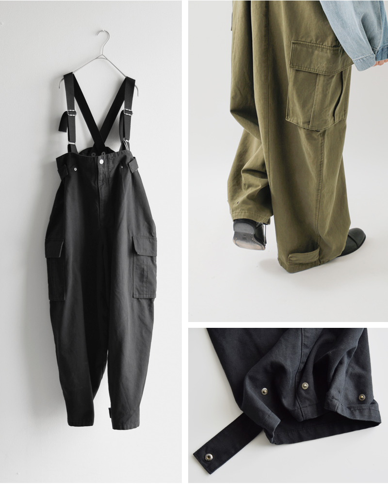 【新品未使用】johnbullネイビーコットンリネンサロペット/Mサイズ 累計2,500点以上売れている大人気サロペットの新色が登場