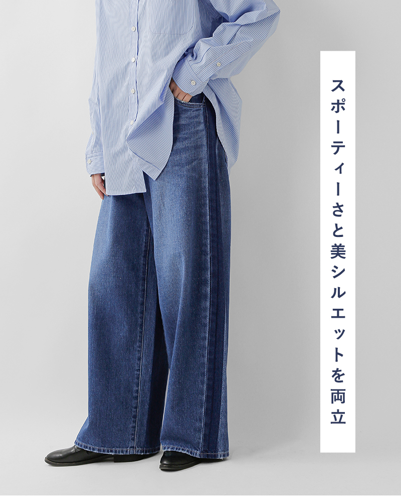 Johnbull(ジョンブル)ラインデニムパンツjl253p10