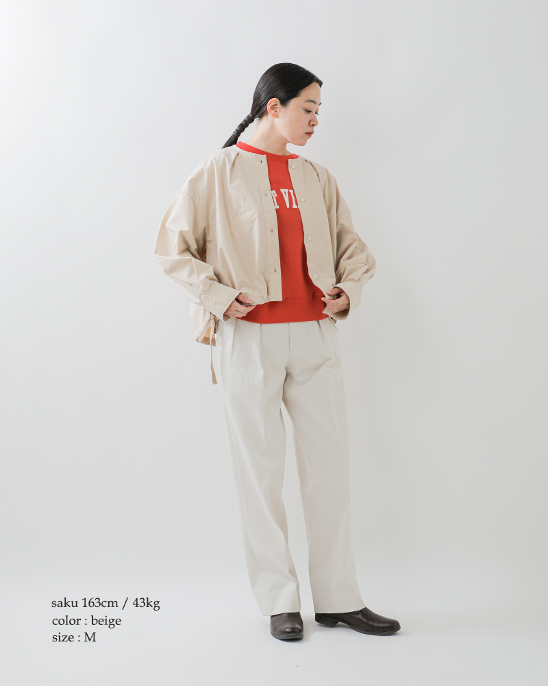 Johnbull(ジョンブル)MILノーカラーシャツブルゾンjl253s08