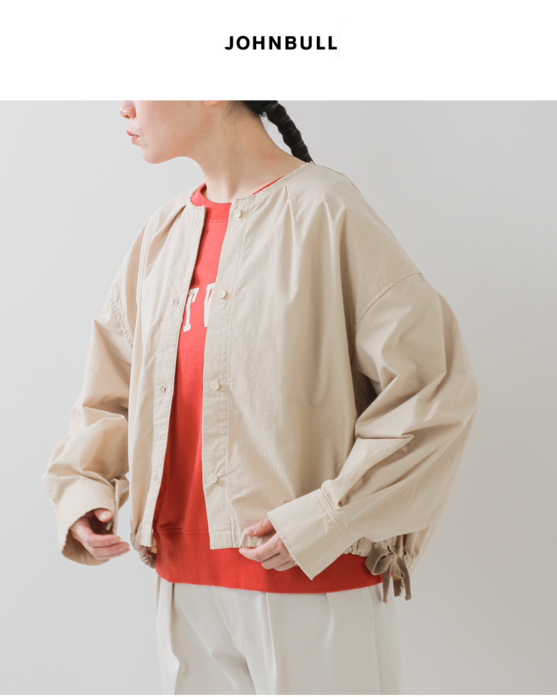 Johnbull(ジョンブル)MILノーカラーシャツブルゾンjl253s08