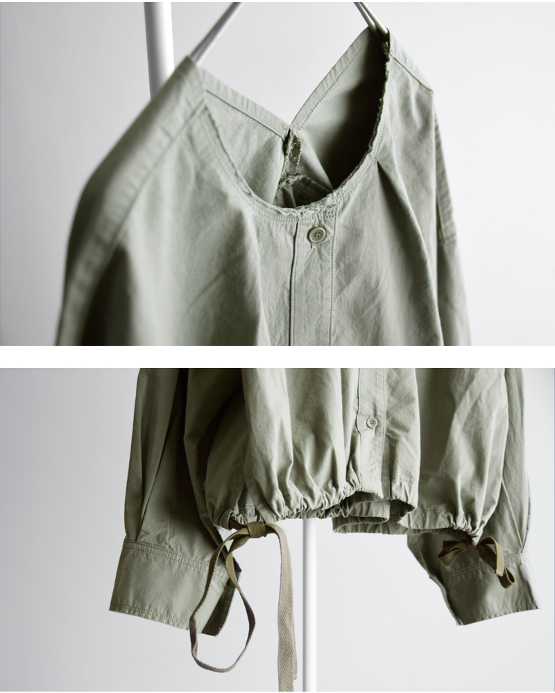 Johnbull(ジョンブル)MILノーカラーシャツブルゾンjl253s08